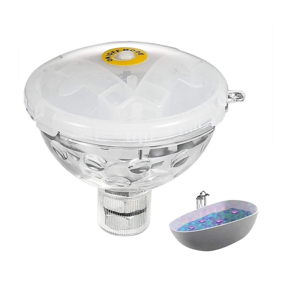 Floating Underwater Light RGB Submersible LED Disco Light Glow Show Swimming Pool Hot Tub Spa Lamp Bath Light ,Low Energy