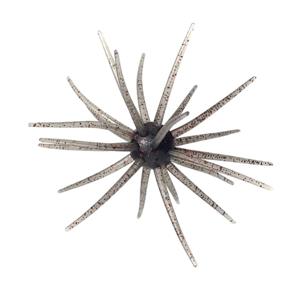 Floating Urchin Bait, Sea Urchin Soft Lure for Bass Fishing, Durable Silicone Dice Bait Alternative, Multi Species Urchin Baits for Drop Shot Wacky Rig