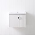 thumbnail image 1 of Floating & Wall Mounted Bathroom Vanity Set with Acrylic Sink, 1 of 8