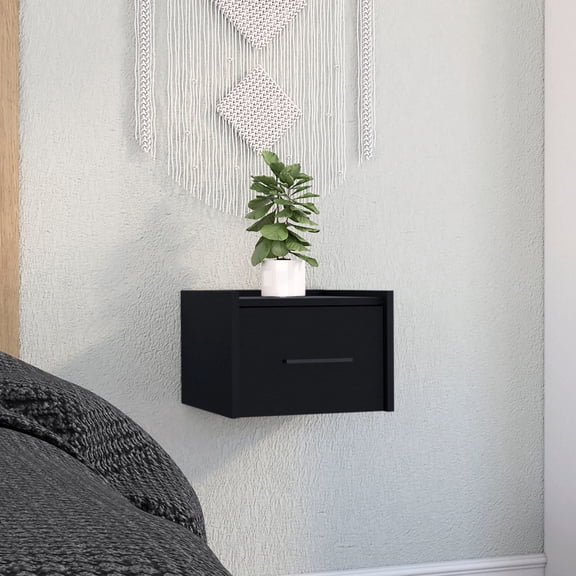Floating Wall-Mounted Table | Clear Assembly Instructions | Particle Board Build | Stores Small Items