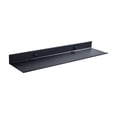 thumbnail image 1 of Floating Wall Shelf Black for Kitchen Bathroom Storage Rack Mirror Metal Shower Co aluminium1629, 1 of 6