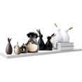 thumbnail image 1 of Floating Wall Shelves for Bedroom Bathroom Wall Mounted Solid Wood Shelf Storage Decor, Long White Floating Shelf, 1 of 13