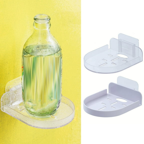 Floating Wall Shelves for Security Cameras, Baby Monitors, Speakers - Universal Small Wall Shelf with Sticker, No Drill