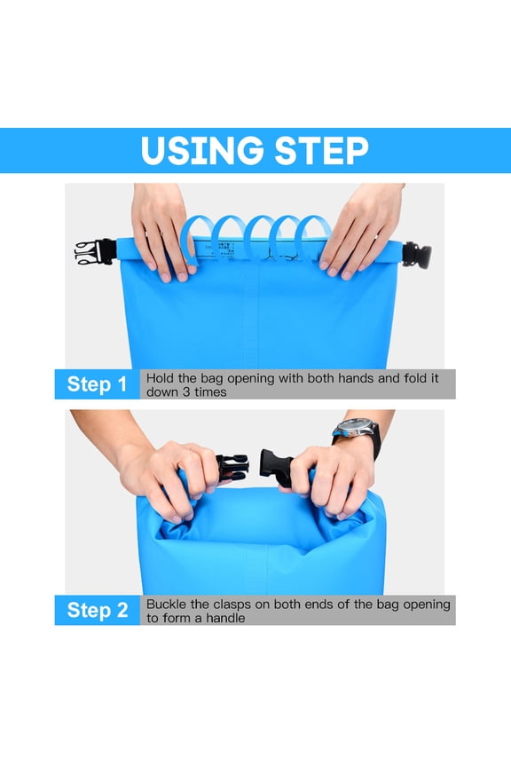 Floating Water Resistant Dry Backpack 20L PVC Drifting Bag For Rafting Outdoor Kayak Fishing