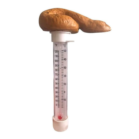 Floating Water Thermometer Swimming Pools Thermometer Floating Poop Prank Water for Spas Hot Tubs