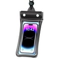 thumbnail image 1 of Floating Waterproof Cellphone Pouch, Large Waterproof Phone Dry Bag for iPhone All Models, IPX8 Cellphone Kayak Accessories, Beach Essentials, 1 of 4