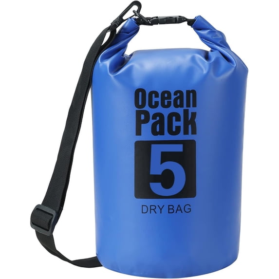 Floating Waterproof Dry Bag for Travel 3L/5L/10L/15L/20L/30L, Roll Top Sack Keeps Gear Dry for Kayaking, Rafting, Boating, Swimming, Camping, Hiking, Beach, Fishing