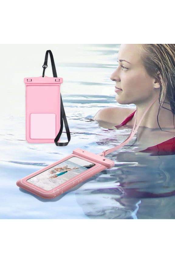 Floating Waterproof Phone Pouch, Dry Bag for Swimming Beach Camping