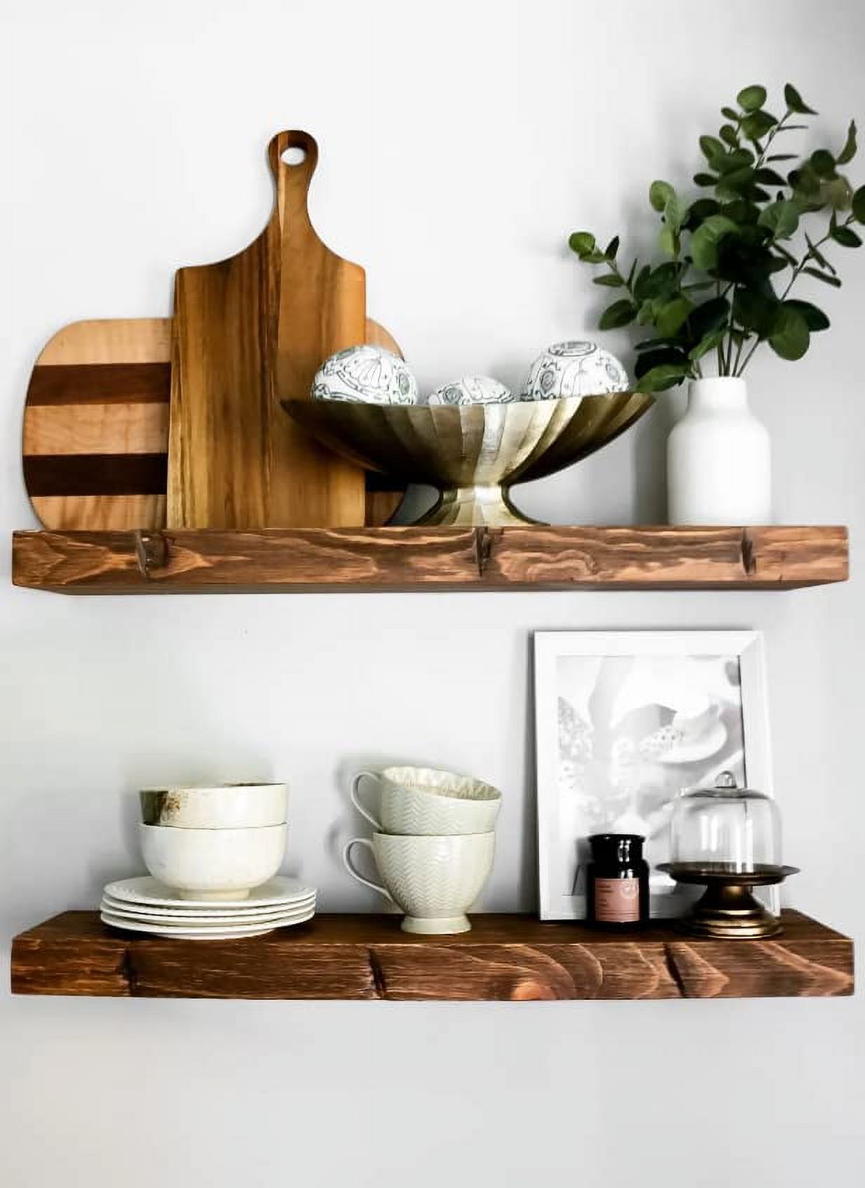 Floating, Wood Shelf, Reclaimed, Rustic, Shelves, 1800'S, Antique