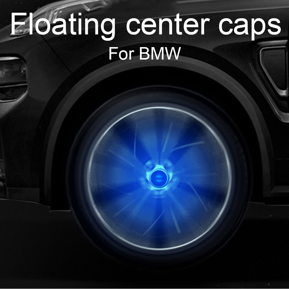 Floating center caps hub light floating wheel caps led light center ...