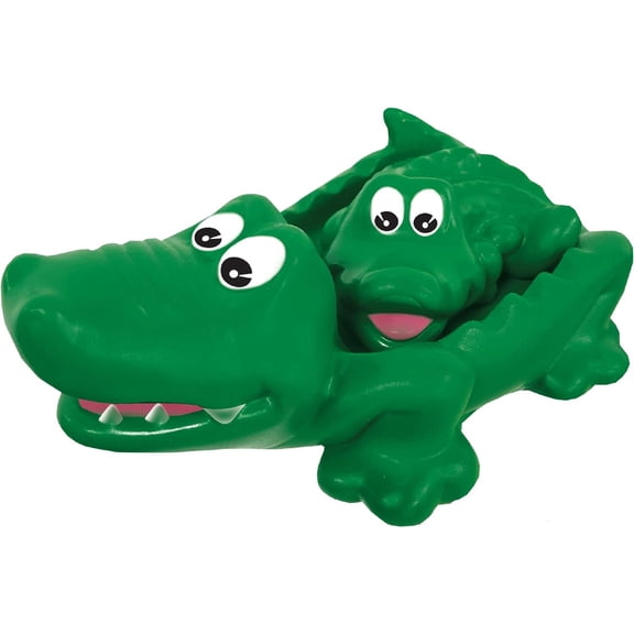 Floaty Families Crocodile Toy by Deluxebase Mummy & Baby Duo Bath Toys for Water Play Fun