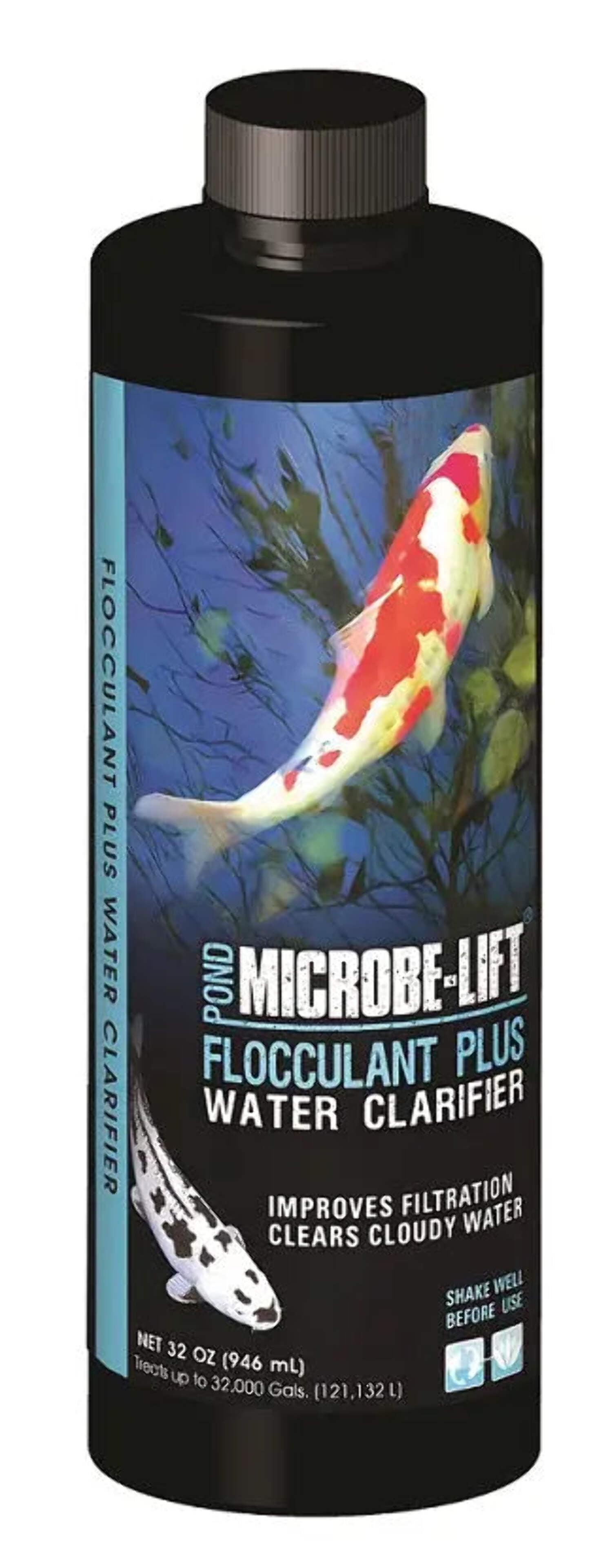 32 oz Black Flocculant Plus Water Clarifier