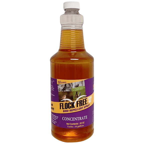 Flock Free Bird Repellent Spray Concentrate, 32oz