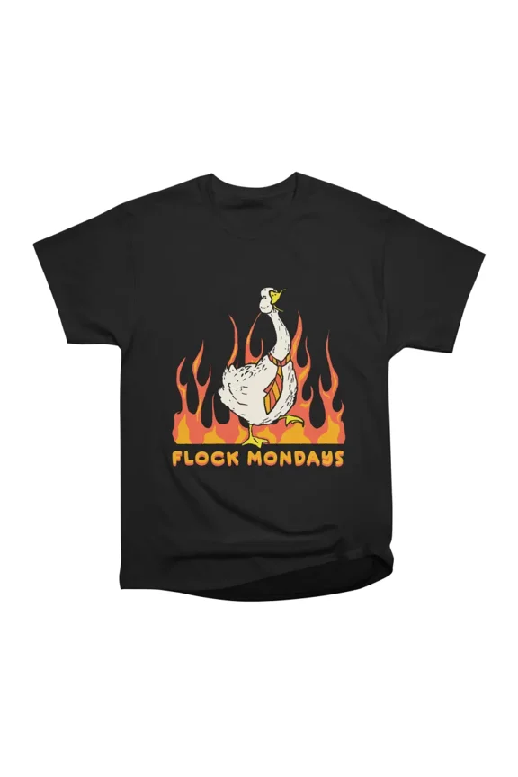 Flock Mondays T-Shirt Tee Gift For Him Merch For Her Apparel For Friend