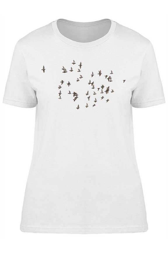 Flock Of Pigeons T-Shirt Women -Image by Shutterstock, Female x-Large