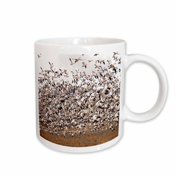 3drose, Flock of Snow Geese, 11oz Mug