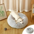 thumbnail image 1 of Flock Plush Pet Bed Deep Sleep Dog Cat Kennel Removable Washable Cover Anti-Slip Bottom Stain Resistant Odor Control Pet Cushion Mat For Dogs Pet Sleeping Supplies, 1 of 7
