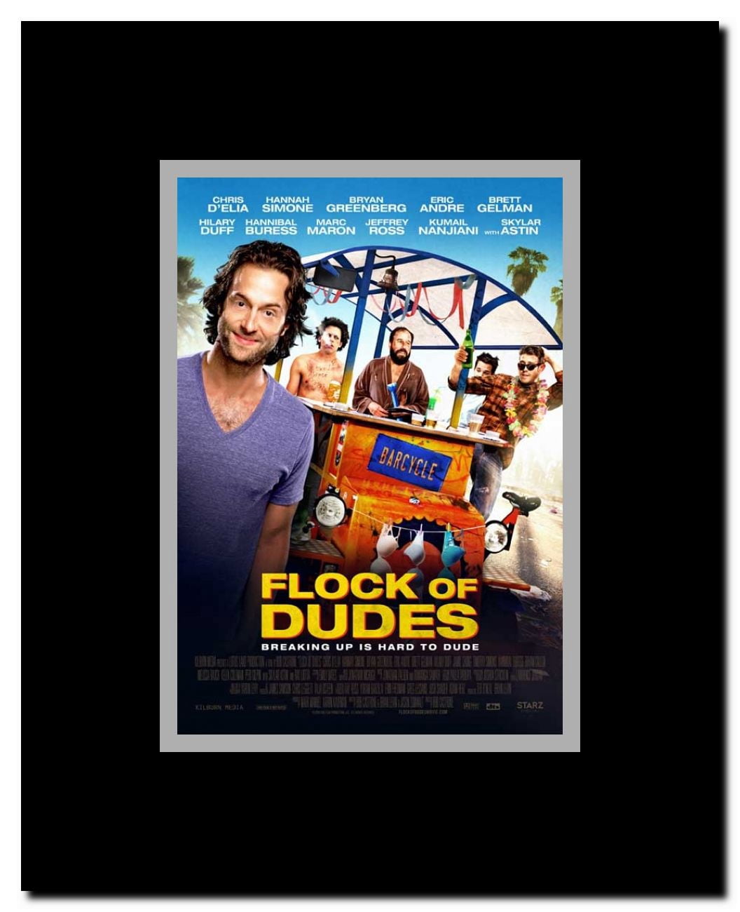 Flock of Dudes Framed Movie Poster