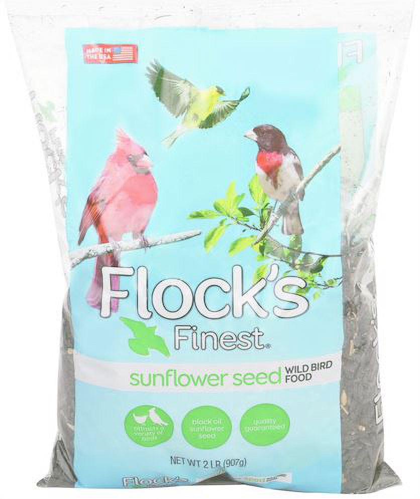 Flock's Finest Wild Bird Sunflower Seed (Pack of 2)