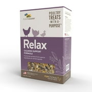 FlockLeader Poultry Treats with a Purpose Relax for Chickens, 1.5 Pound
