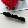 thumbnail image 1 of Flocked Braided Hair Clip Side Bangs Clip Simple Fringe Hairpin Cute Hairgrip Fashion Hair Accessories Women Headwear Sweet Hair Ornament #461686, 1 of 2