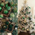 thumbnail image 1 of Flocked Christmas Balls Ornament Set, Christmas Tree Decorations for Holiday Party, Family Gathering Tabletop Display, Festive Ornaments for Mantel and Indoor Arrangement Akmoler, 1 of 7