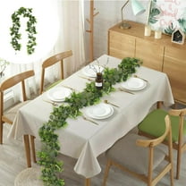 Flocked Christmas Garland Garland Artificial Ivy Garland Fake Hanging Vines Fake Ivy Leaves Table Decor Green Hanging Vines Decor Artificial Vines Plants