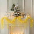 thumbnail image 1 of Flocked Christmas Garland - New Outdoor Artificial Plants Indoor And Outdoor Hanging Plants Greening Gardens Porches Home Weddings Farmhouses Outdoor Decoration Terraces, 1 of 6