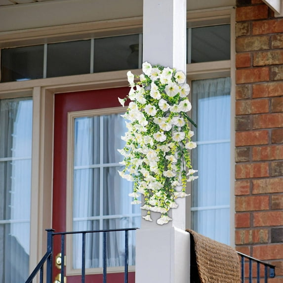 Flocked Christmas Garland Simulated Rose Artificial Flower Conditioning Duct Blocking Living Room Ceiling Decoration Plastic Wrapping Plants Fake Flowers Vines Artificial Flowers