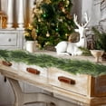 thumbnail image 1 of Flocked Christmas Garland Simulation Of Green Vines Nordic Home Fireplace Decoration Christmas Thanksgiving Artificial Decoration Pendant Holiday Floral Garland, 1 of 5