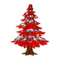 Flocked Christmas Tree Christmas Decoration Christmas Ornaments Painted