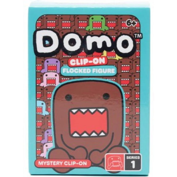 Flocked Clip On Domo Mystery Pack (1 RANDOM Figure)