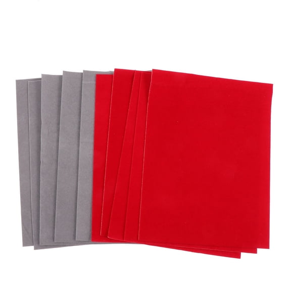 Flocked Cloth Package Material 10 Sheets Adhesive Flocking Wrapped Decorate Renovation