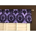 thumbnail image 1 of Flocked Damask Window Valance 58" Wide Lavender, 1 of 1