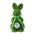 thumbnail image 1 of Flocked Easter Bunny Floral Picks – 15.7" Velvet Rabbit Stakes for Spring Planters – Colorful Bunny Ornaments for Easter Centerpiece & Happy Easter Decoration, 1 of 6