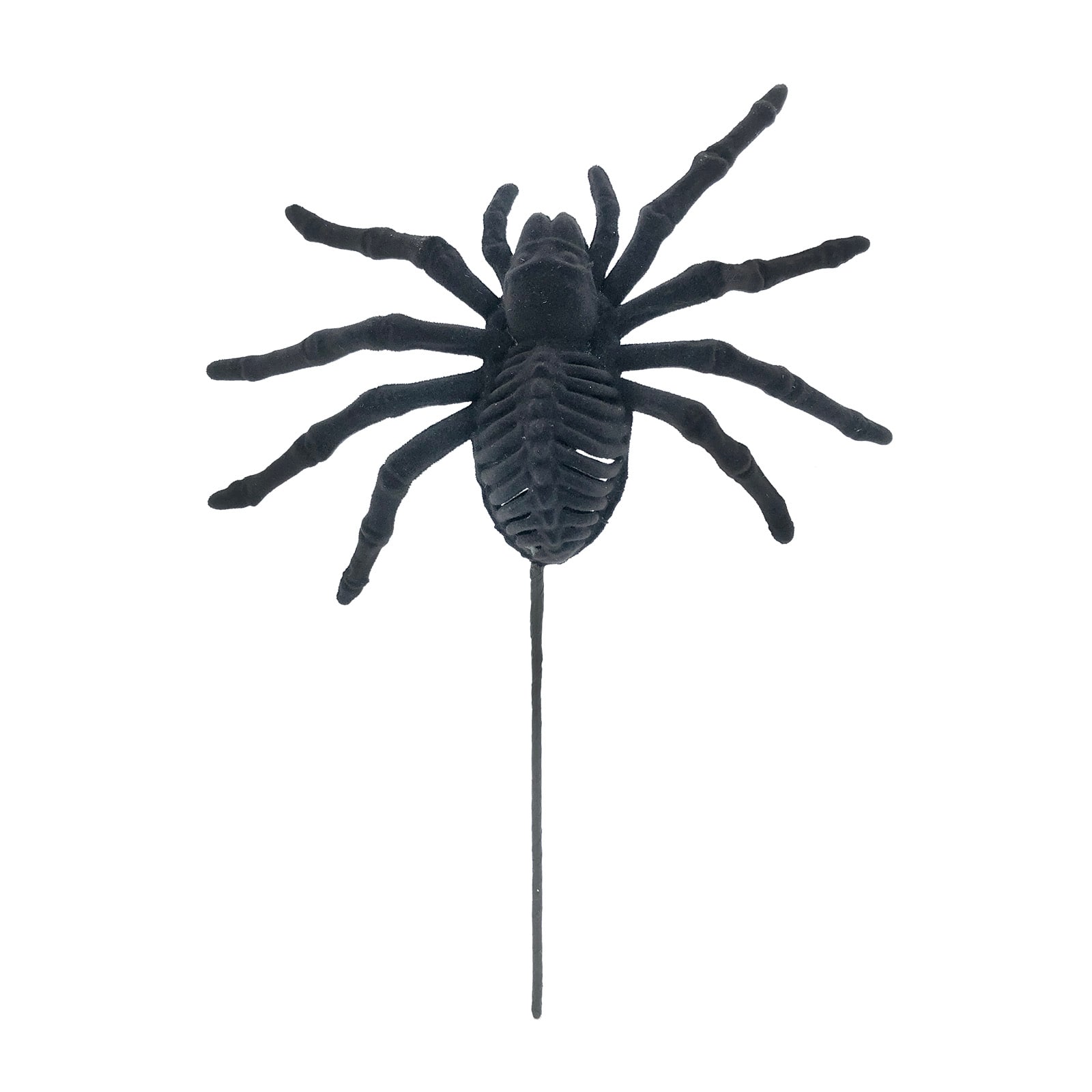 Flocked Giant Black Spider Pick by Ashland®, Halloween Decorations