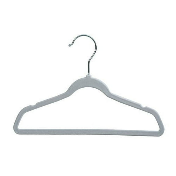 Flocked Kids Hangers, 60-Pack Non-Slip Velvet Hangers with 360 Swivel Hooks for Baby Clothes