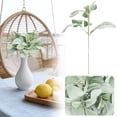 thumbnail image 1 of Flocked Lamb's Ear Sprig Artificial Greenery Spray Flocked Stems for Wedding Centerpiece Greenery Farmhouse Floral Arrangement and Home Decor 1 PC, 1 of 9
