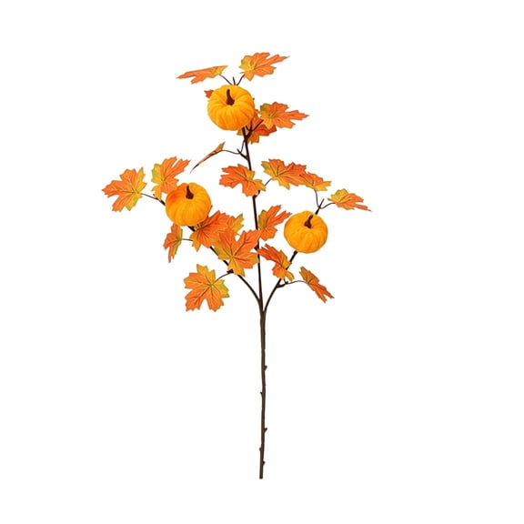 Flocked Maple Leaf Realistic Fall Decor Artificial Maple Leaves for Home Seasonal Arrangements DIY Craft Projects Soft Flocking Material No Watering Needed