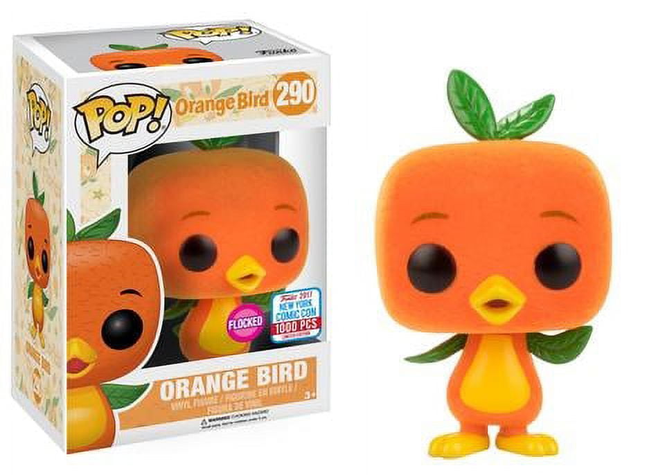 Funko Pop! Disney Orange Bird Flocked NYCC Exclusive #290 (Shelf Wear)