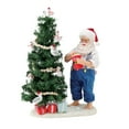 thumbnail image 1 of Department 56 Possible Dreams Santa Claus Flocked Tree Christmas Multicolor Figurine 13.5in H, 1 of 4