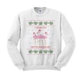 thumbnail image 1 of Flockin' In A Winter Wonderland Sweatshirt 2X-Large White, 1 of 1