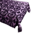 thumbnail image 1 of Flocking Damask Taffeta Tablecloth Lavender, 1 of 1