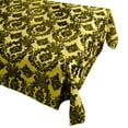 thumbnail image 1 of Flocking Damask Taffeta Tablecloth Yellow, 1 of 1