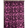 thumbnail image 1 of Flocking Damask Taffeta Window Curtain 56 Inch Wide Pink, 1 of 1