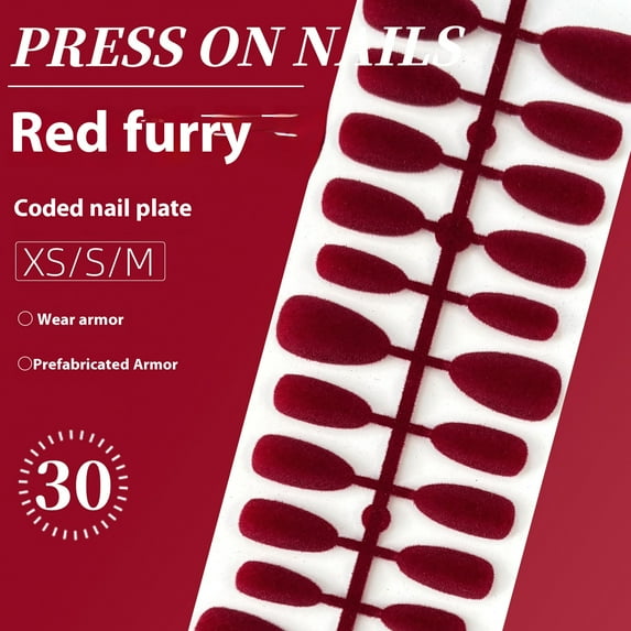 Flocking Frosted Fluff Wear Armor 30 Pieces Autumn And Winter High Sense