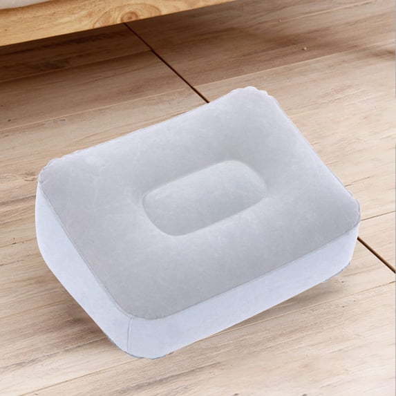 Flocking Leg Cushions PVC Inflatable Foot Pad for Home Office Sofa Car Seat, Leg Elevation Pillow for Post Surgery Pregnancy Support, Fatigue Relief Wedge Cushion for Back Knee Hip Comfort