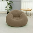 thumbnail image 1 of Flocking PVC Inflatable Sofa Portable Inflatable Lounger For Camping & Beach Inflatable Couch For Indoor And Outdoor Camping Couch Inflatable Flocking Couch, 1 of 9