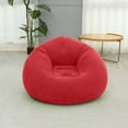 thumbnail image 1 of Flocking PVC Inflatable Sofa Portable Inflatable Lounger For Camping & Beach Inflatable Couch For Indoor And Outdoor Camping Couch Inflatable Flocking Couch, 1 of 9