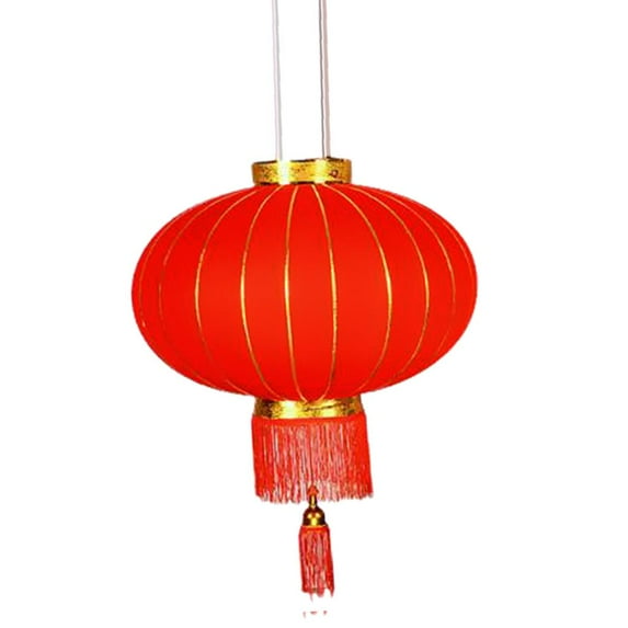Flocking Red Lanterns Wedding Party Decor Gift DIY Craft Cute Chinese Hanging Lanterns Festival Celebration Decor L
